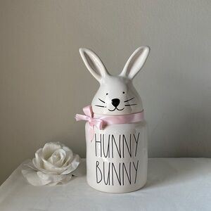 Rae Dunn White Hunny Bunny Jar